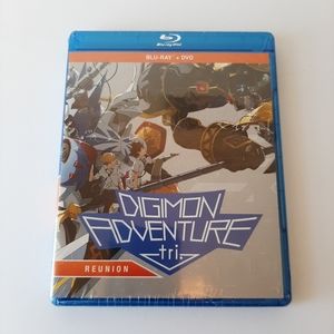 Digimon Adventure tri: Reunion Blu-Ray + DVD 2-Disc Set New Sealed